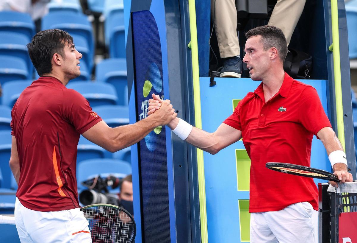 Bautista y Garín en la ATP Cup in Sydney