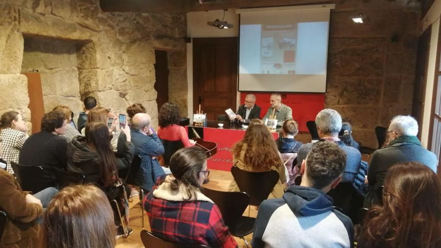 Un momento de la presentación en la Casa dos Poetas.   | // FDV