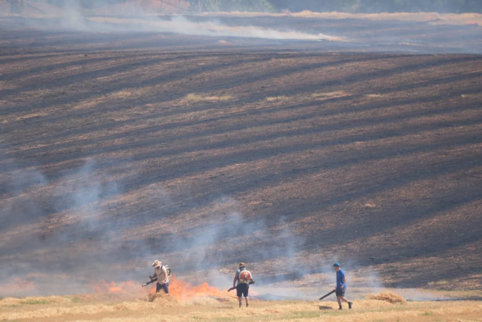 Un incendio en Sancha Brava (Badajoz) obliga a activar el nivel 1