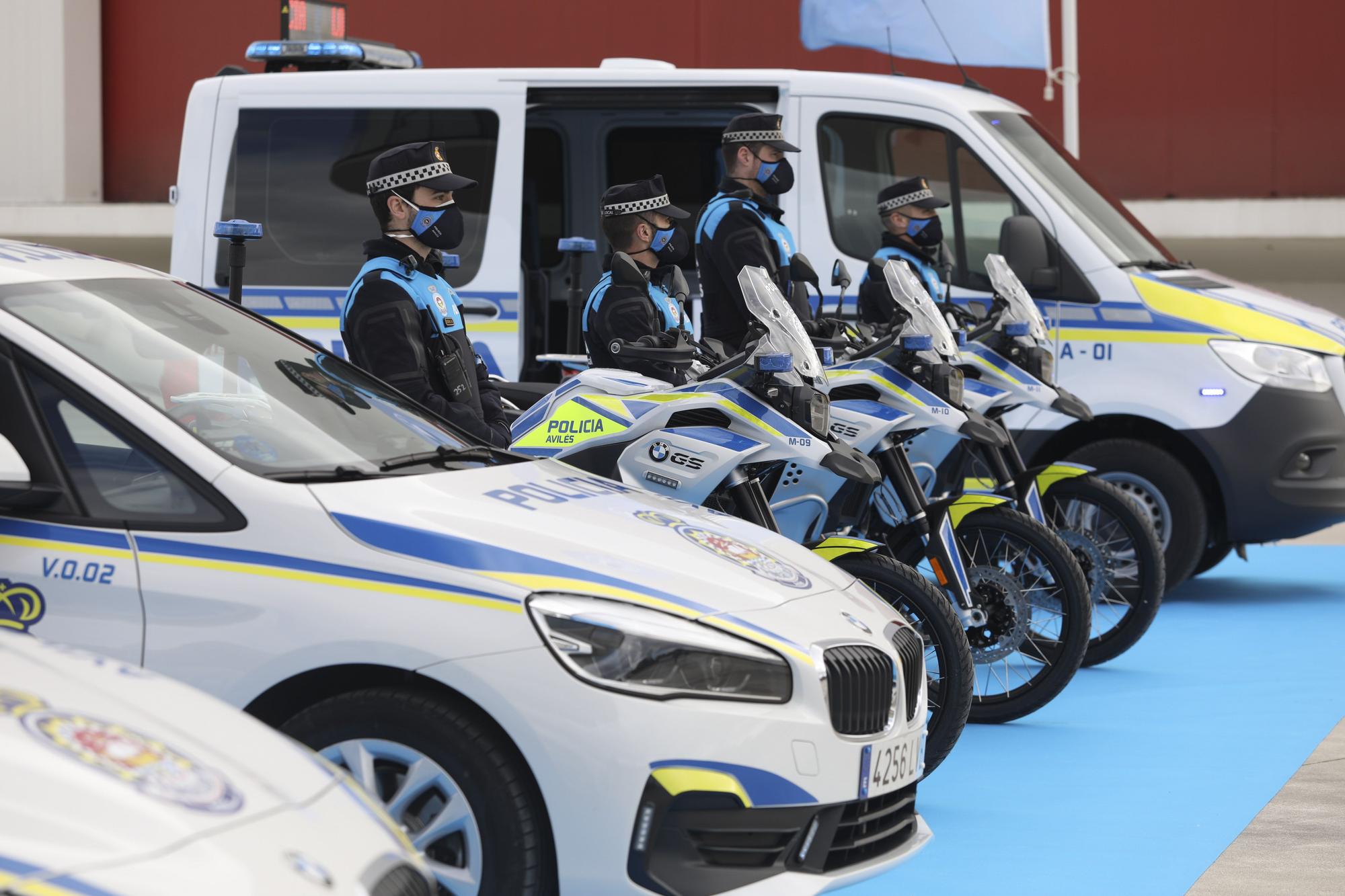 Así son los nuevos vehículos de la Policía Local de Avilés