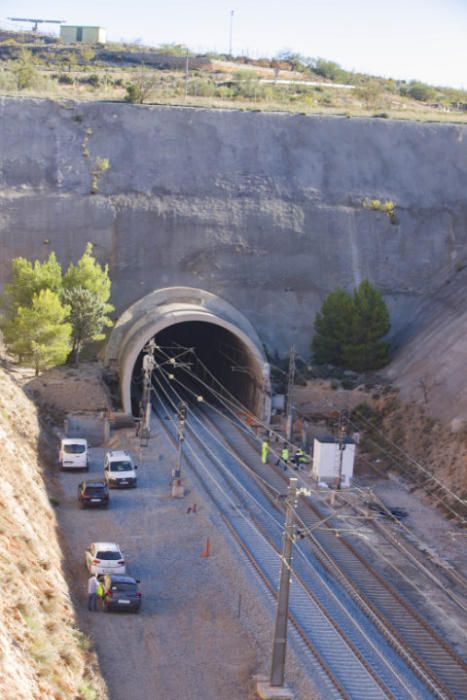 Abren el tramo afectado por las lluvias en la Font de la Figuera