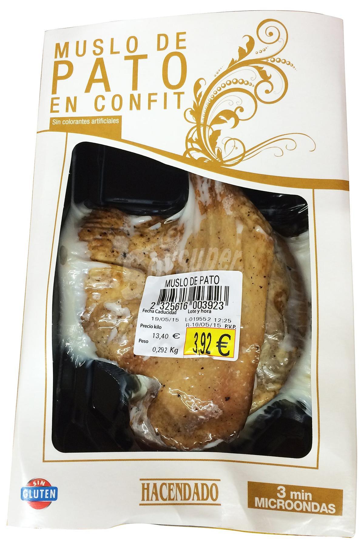 El muslo de pato confitado de Mercadona es el producto que está triunfando.