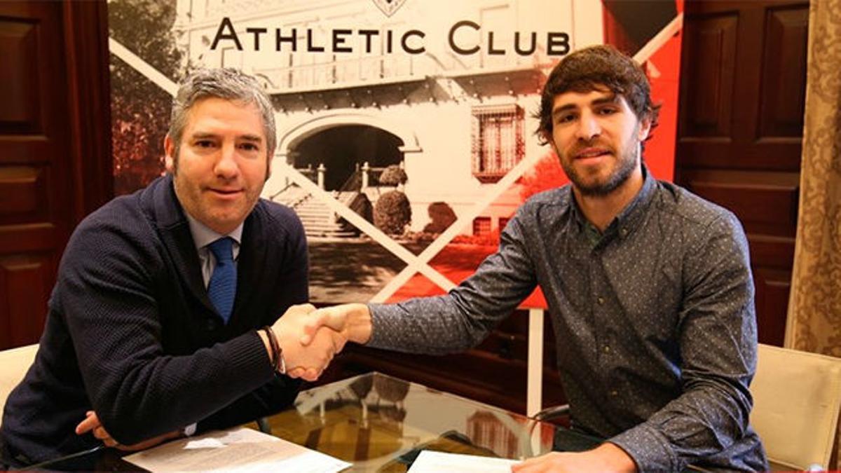 Yeray renovó su contrato con el Athletic