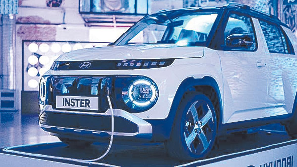 Inster, el nuevo SUV urbano 100% eléctrico.