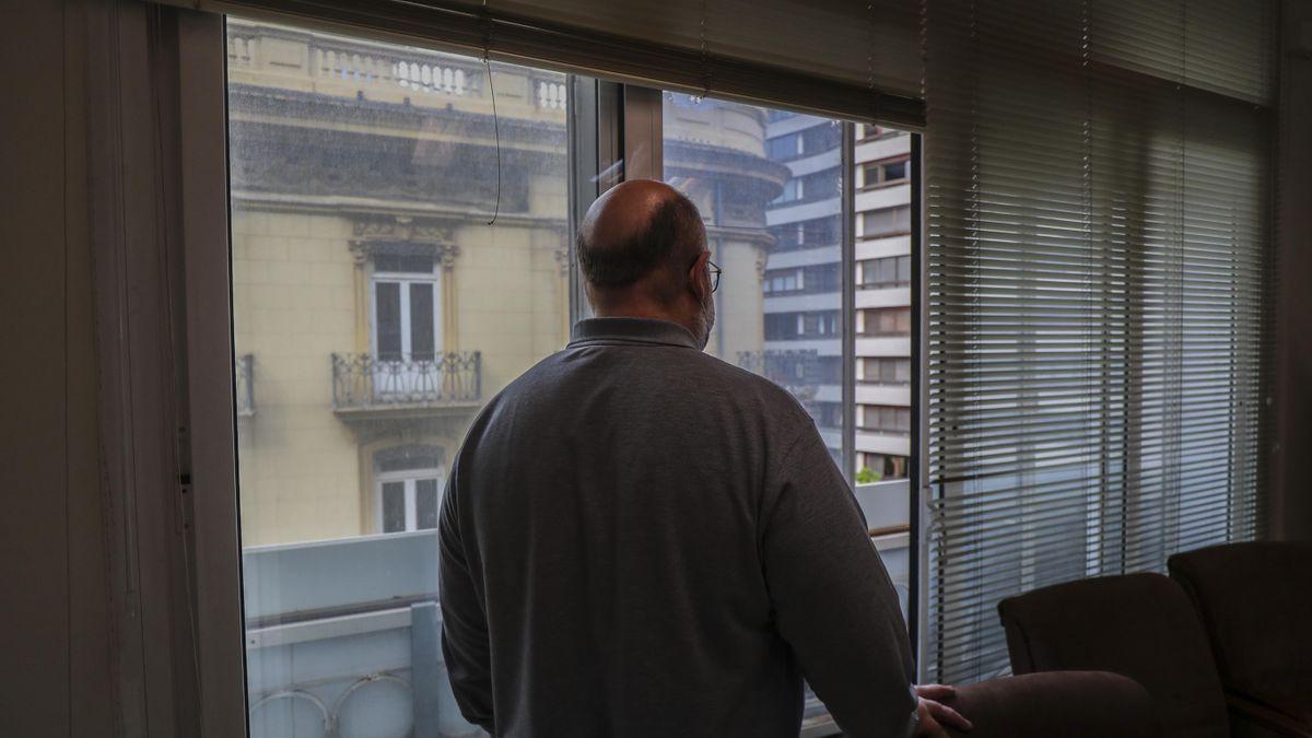 Manuel, el hombre afectado por la subasta de su casa que ahora no puede recuperar.