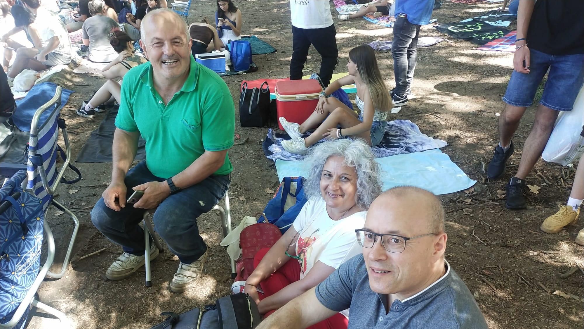 Tino, Agustín y Matilde, de Vigo y Pontevedra