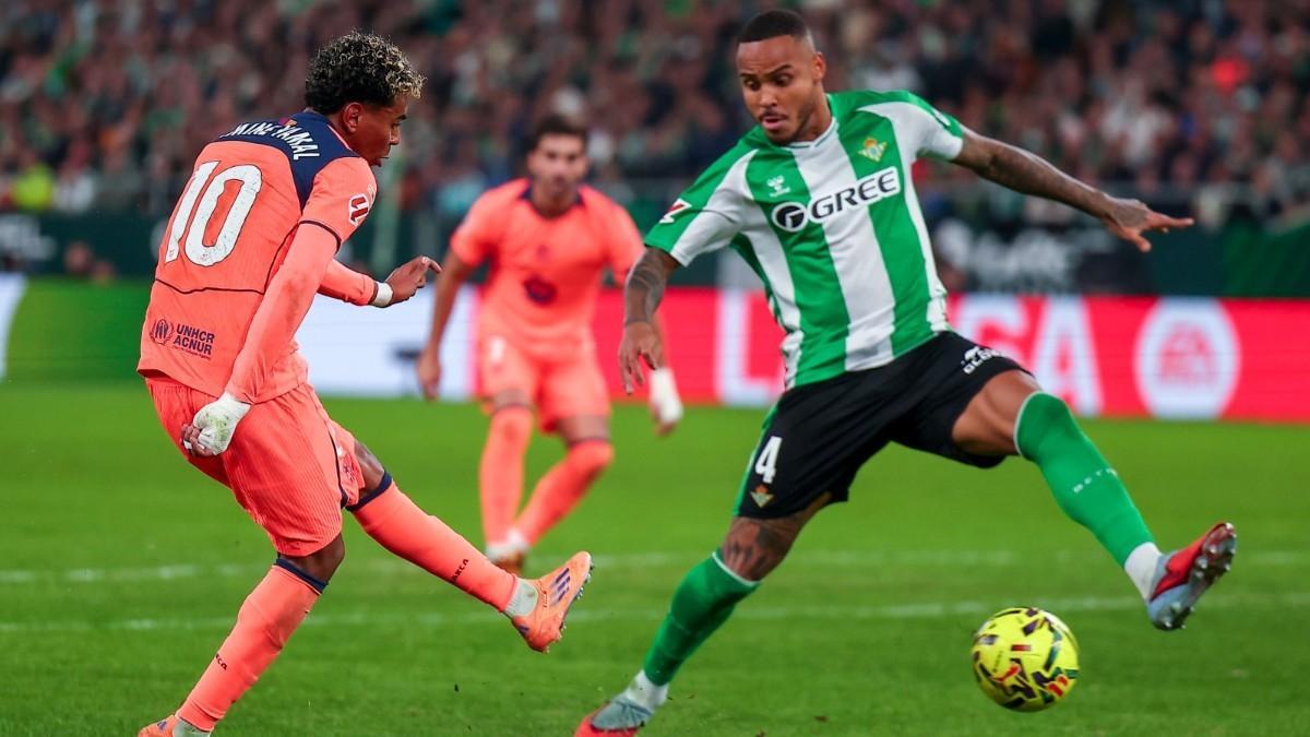 El Betis sufrió a Lamine Yamal
