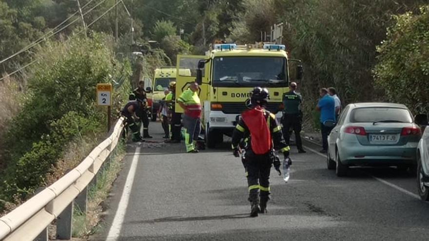 Muere un hombre al caer por un barranco en Gran Canaria