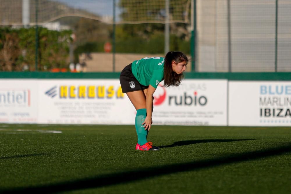 El representante ibicenco en la Liga Autonómica femenina arranca goleando al Atlético Collerense en una temporada muy ilusionante para el club verdinegro