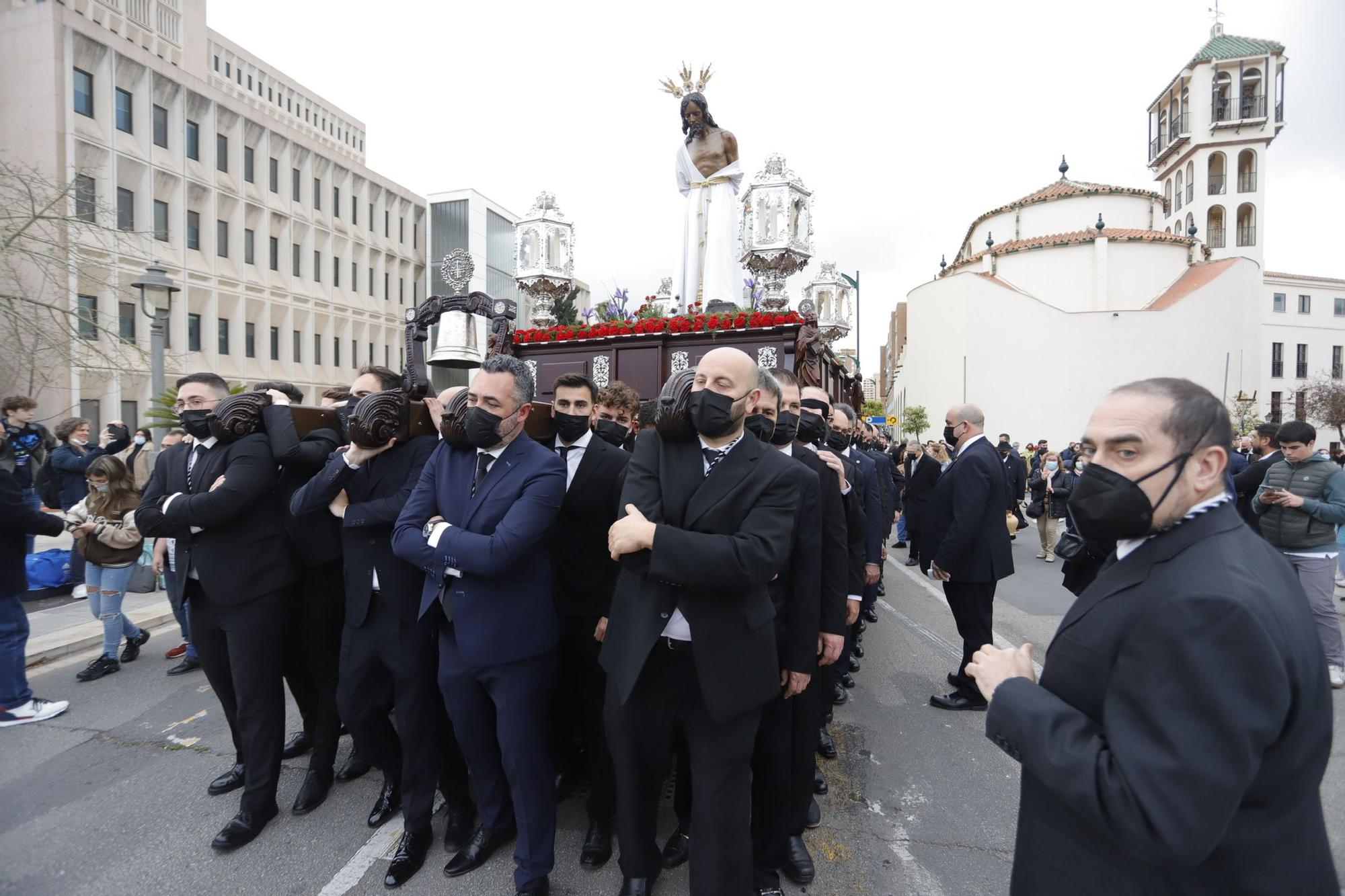 Desde Santo Domingo, la III Estación del Vía Crucis, el Cristo de la Humillación