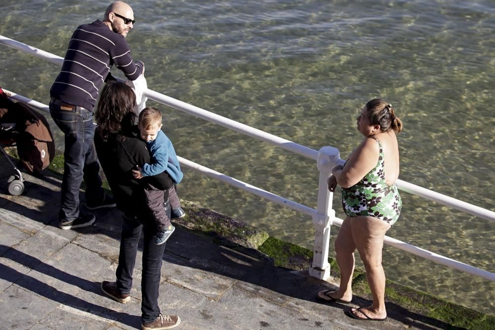 Buen tiempo en Gijón