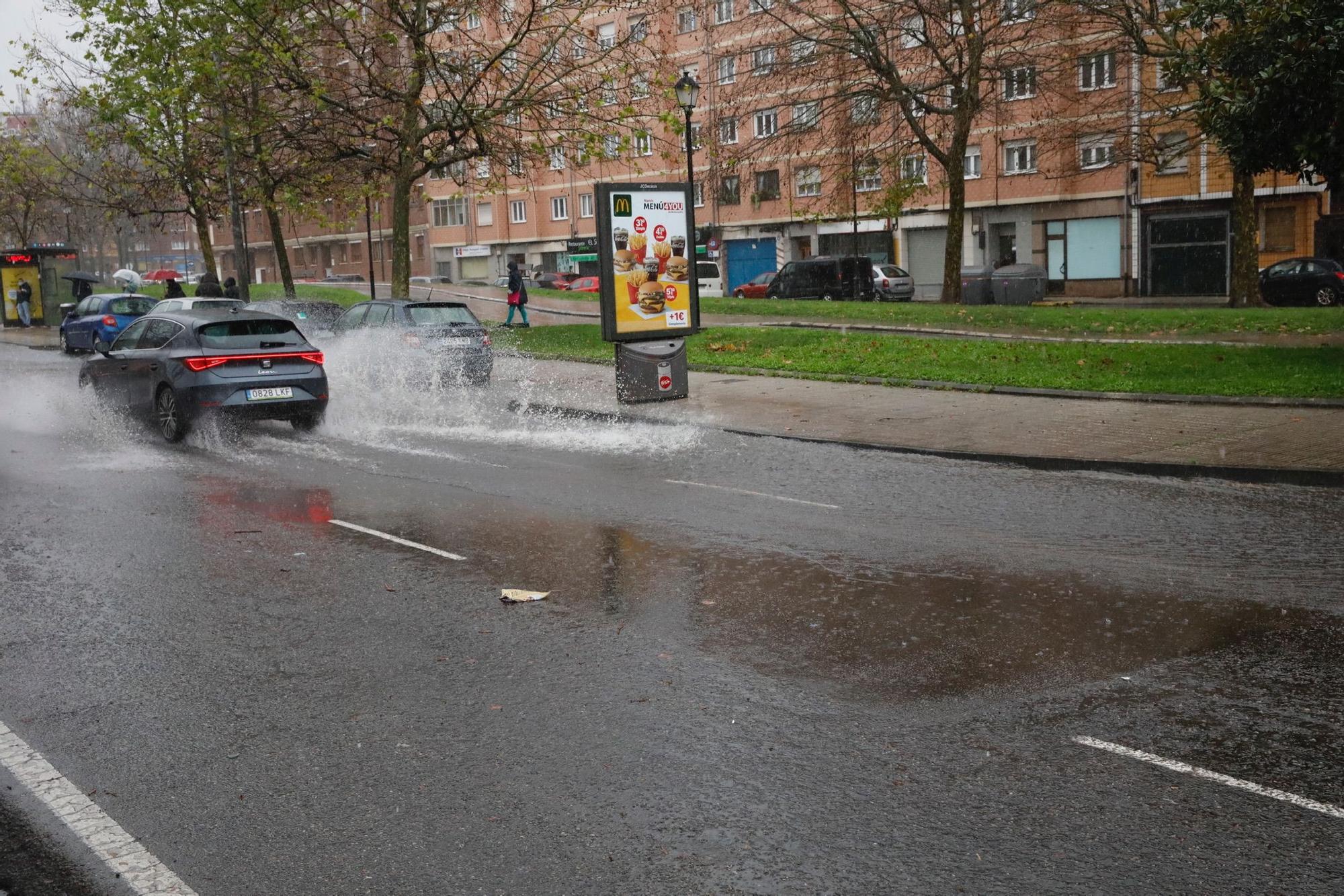 Temporal en Gijón