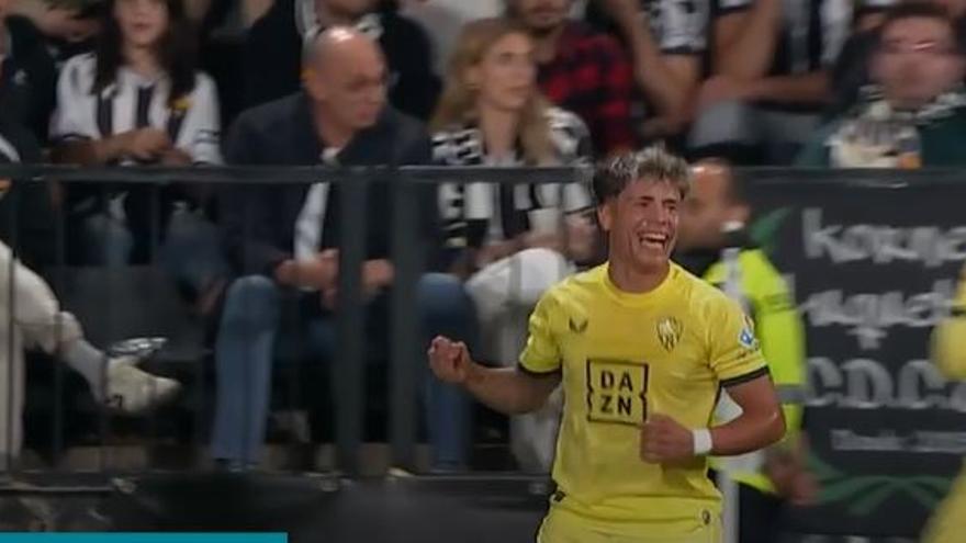 El 0-1 del Almería en el Castellón 4-1 Almería de la jornada 36 de LaLiga Hypermotion