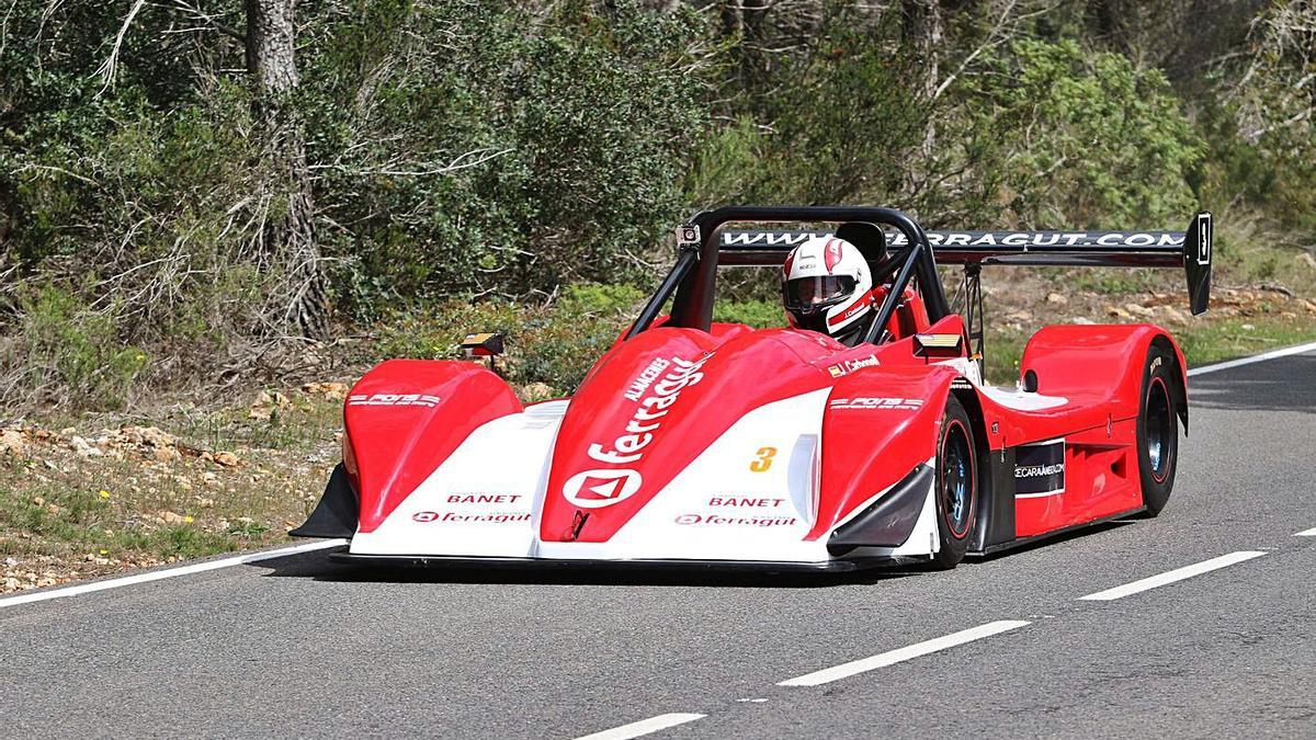 Jaime Carbonell, primero en la clasificación de subida de montaña.