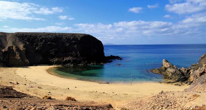 Playa Papagayo in Lanzarote, Canary Islands