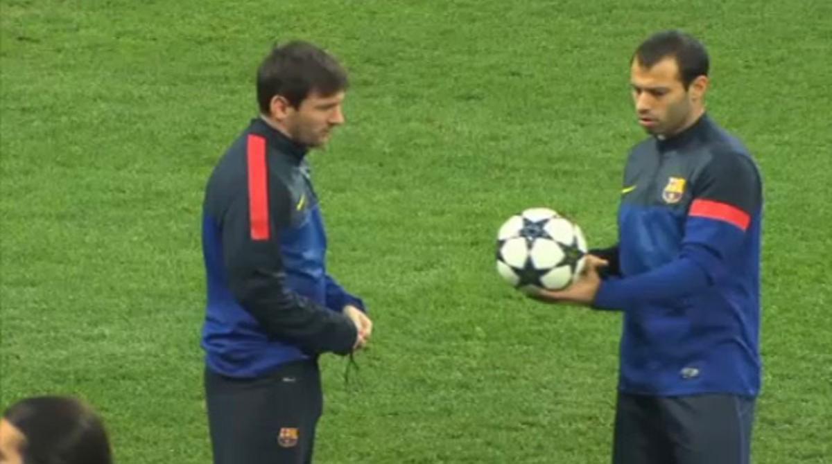 Puyol i Roura es mostren prudents davant el partit del Barça contra el Milan en els vuitens de final de la Lliga de Campions.