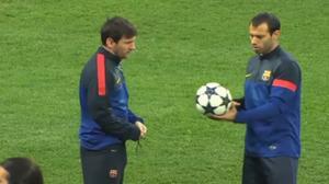 Puyol i Roura es mostren prudents davant el partit del Barça contra el Milan en els vuitens de final de la Lliga de Campions.