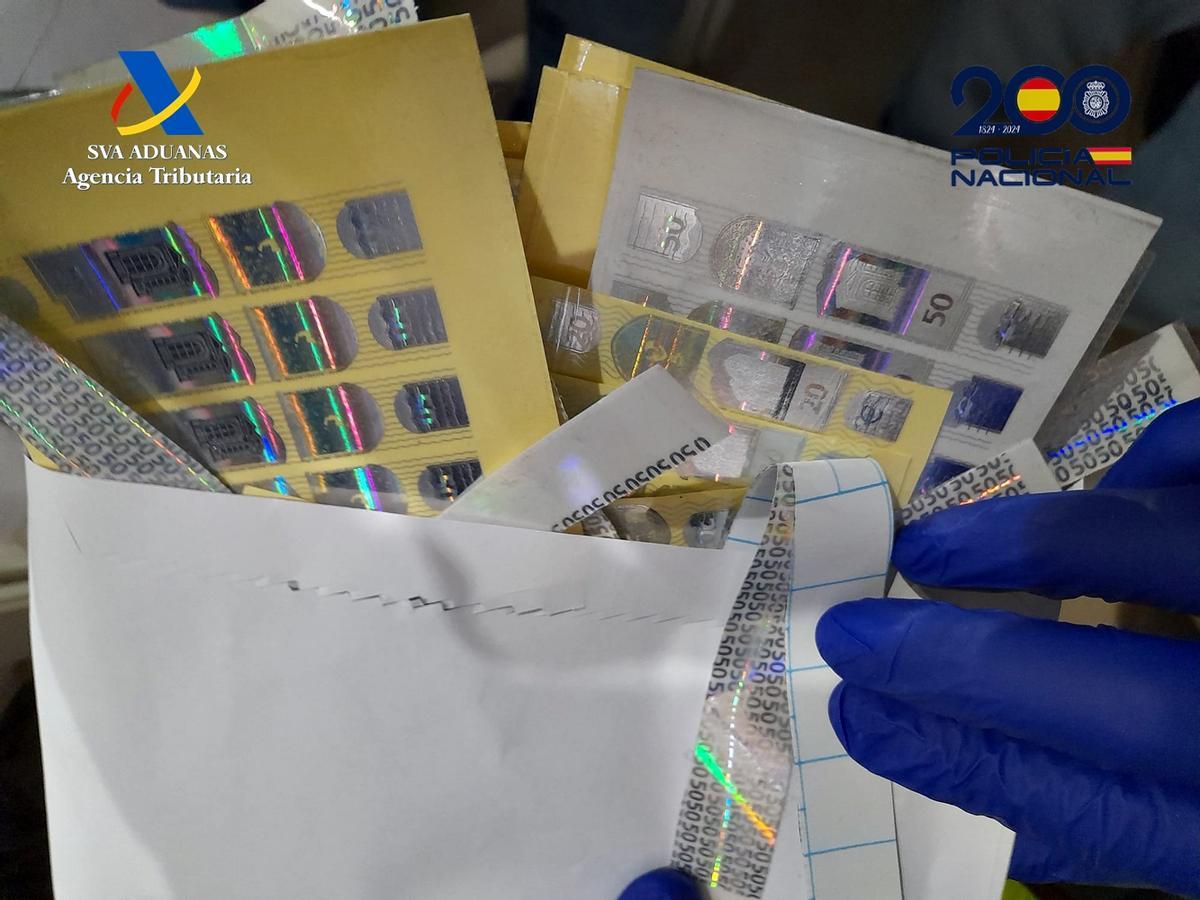 Parte del material hallado en el laboratorio.