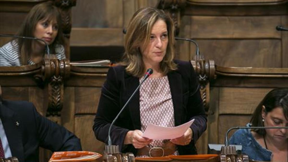 Carina Mejías, concejala de Ciutadans en Barcelona y Oriol Pujol, exdirigente y exdiputado de CDC.