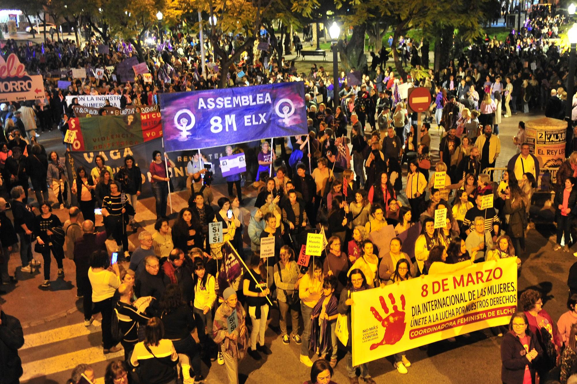 Así ha vivido Elche el 8M