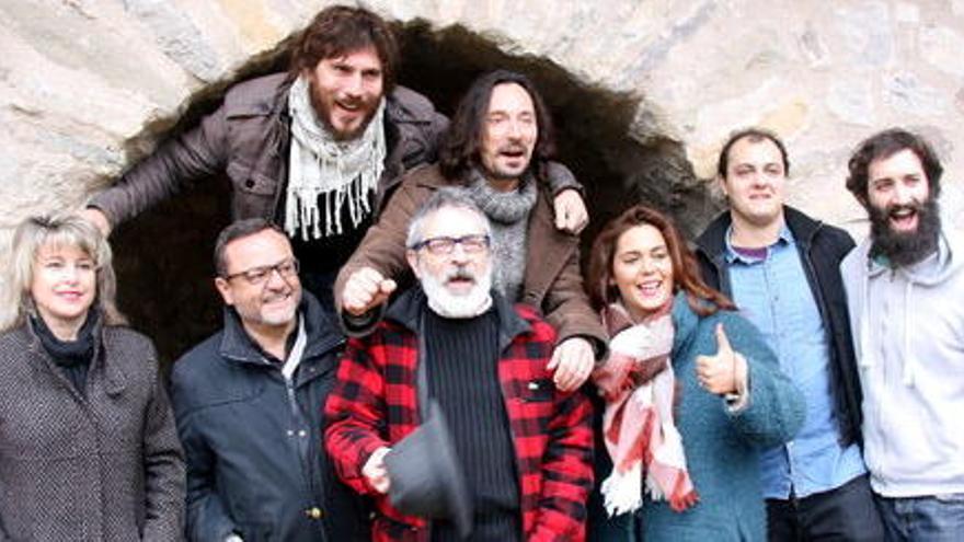 Els actors de la superproducció cinematogràfica &#039;Pàtria&#039; trepitgen els escenaris, al Berguedà