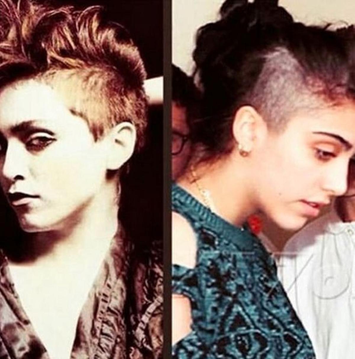 Lourdes Leon y Madonna con el mismo peinado