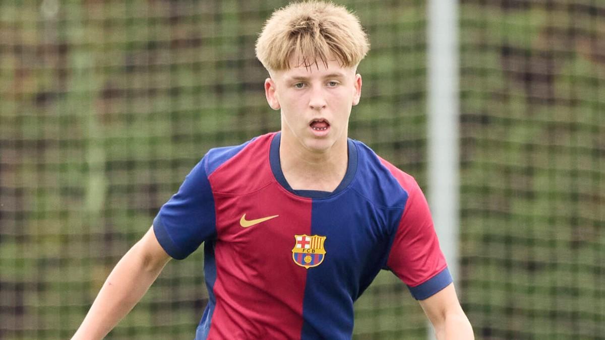 El brillante mediapunta zurdo David Moreno lidera el once ideal de La Masia
