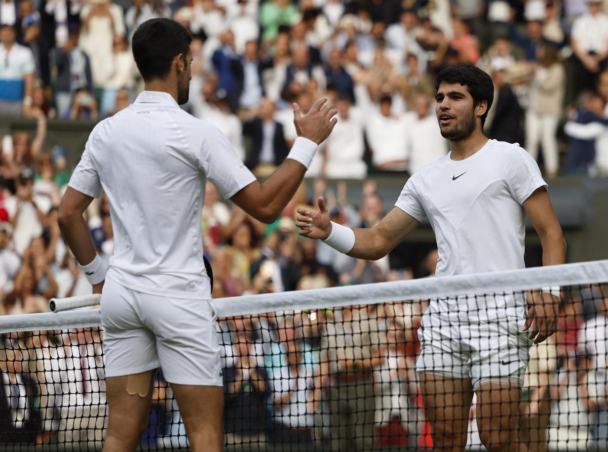 Alcaraz y Djokovic se verán las caras, de nuevo, en la final de Wimbledon