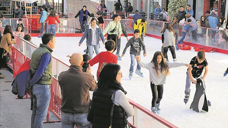 La pista de hielo, innegable protagonista esta Navidad