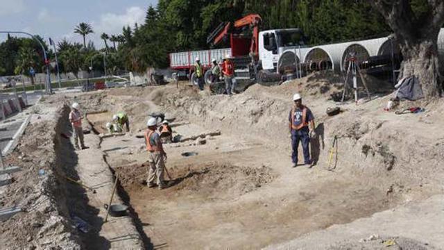 Localizan una villa romana y otra medieval en las obras del parque inundable de San Juan