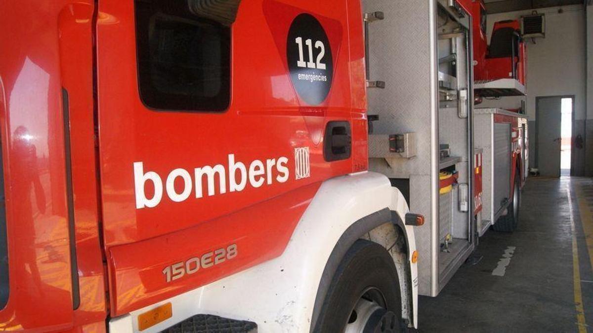 Un camió dels Bombers, en una imatge d'arxiu