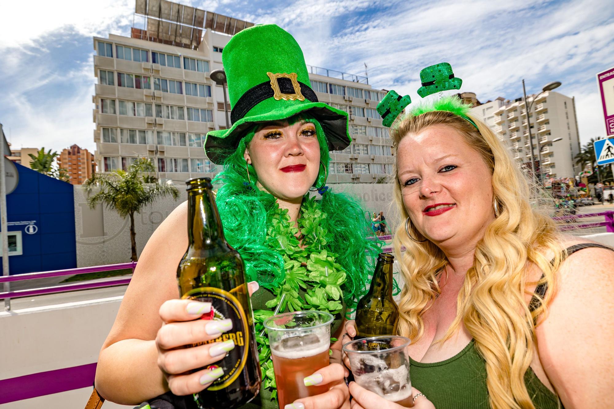 Saint Patrick llena de verde las calles de Benidorm