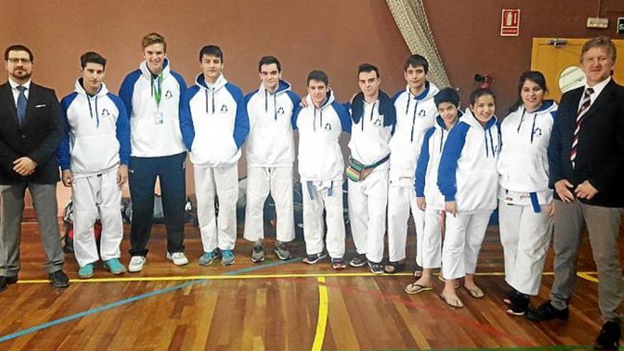 La representació de la SAS als campionats de Catalunya de jujitsu