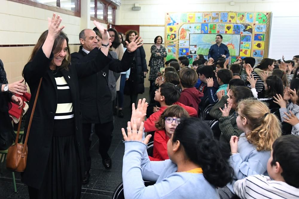 Alumnado de 3º y 5º de Primaria participa en el programa de Tutoría Entre Iguales.