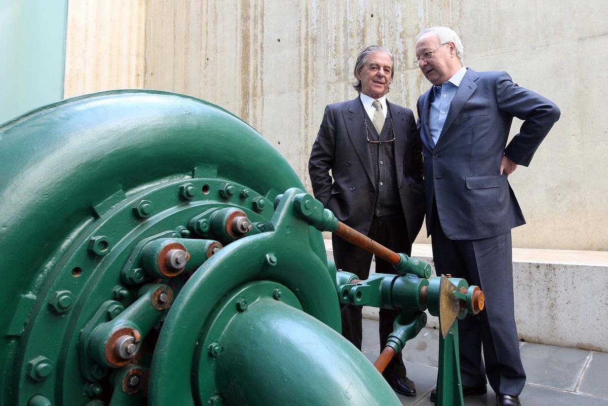 Ricardo Bofill con Pérez Casado. Ricardo Bofill con Pérez Casado.