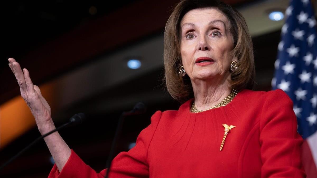 La presidenta de la Cámara de Representantes, Nancy Pelosi.