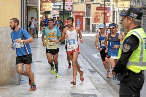 Auf der Strecke des Mallorca Marathons