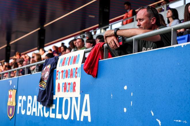 Liga F: FC Barcelona - Betis, el partido de despedida de Sandra Paños, Mariona Caldentey y Jonatan Giráldez, en imágenes