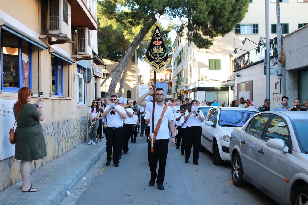 Tradicional procesión marítima en Can Pastilla