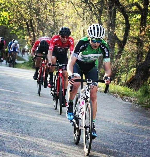 El vilagarciano la semana pasada durante el Memorial Chely Álvarez en El Bierzo.