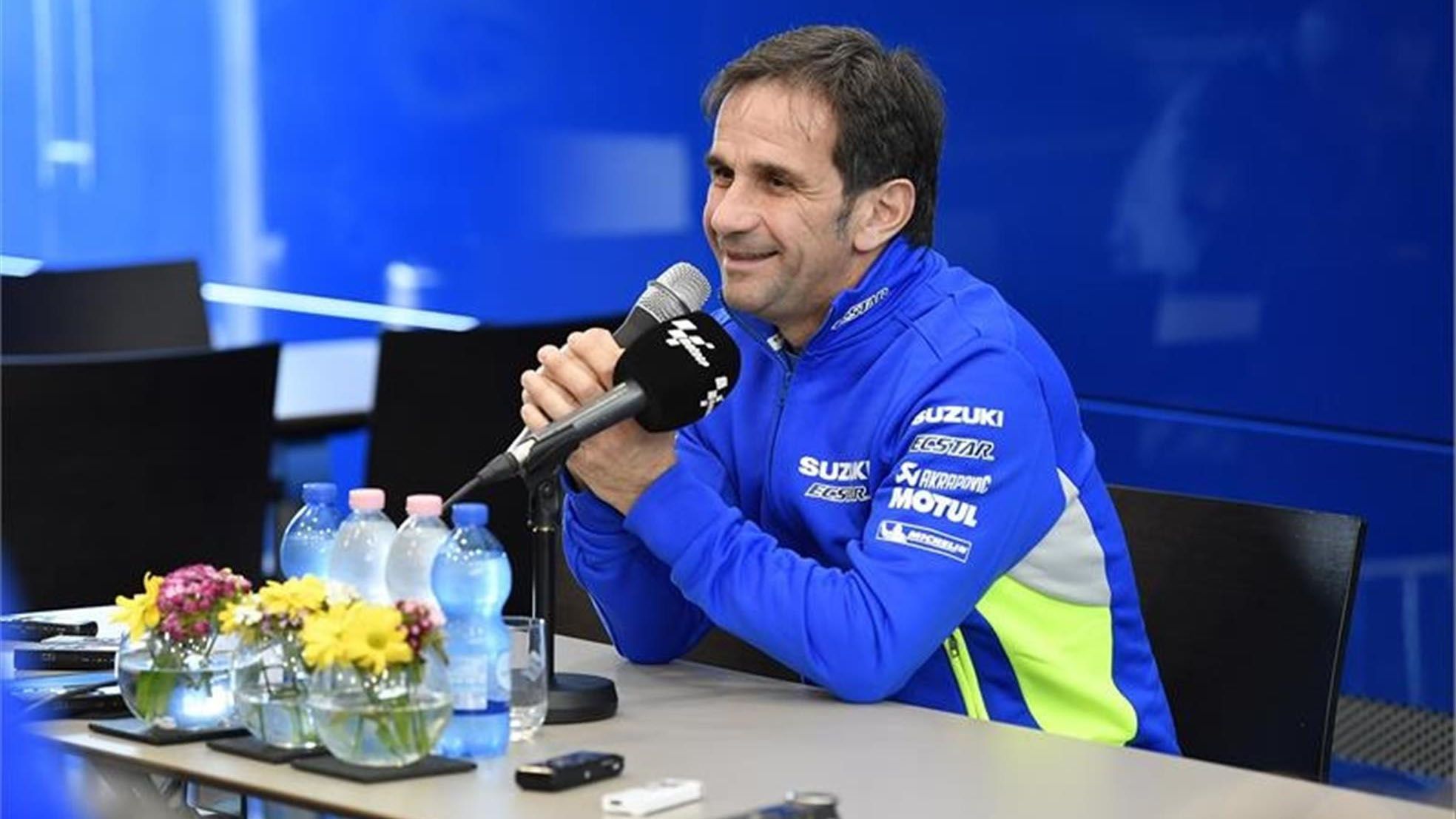 Davide Brivio durante una rueda de prensa