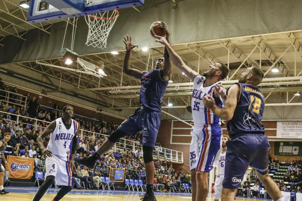 Partido de baloncesto entre Unión Financiera Oviedo y Melilla