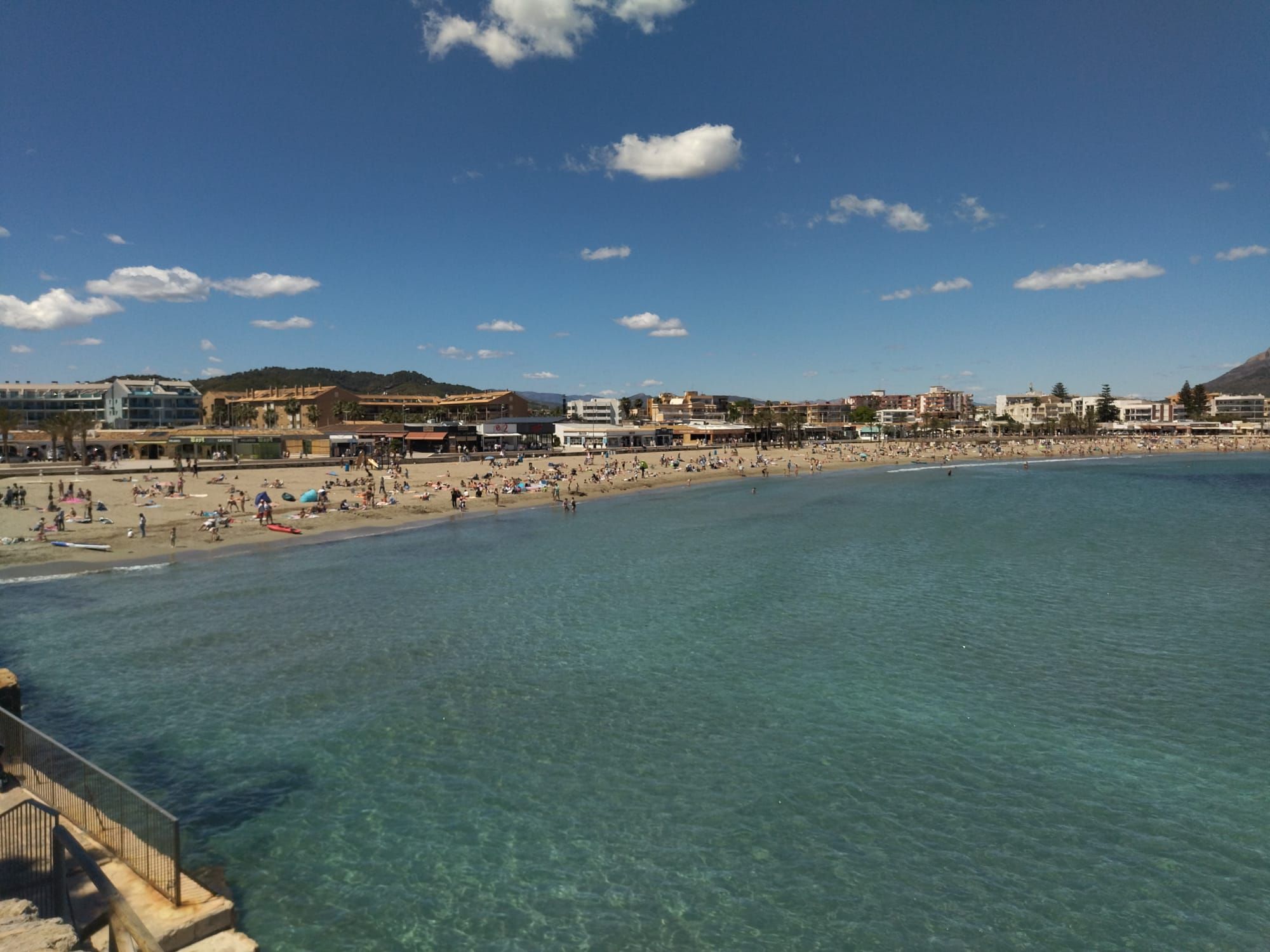 Dos de mayo: así está la playa de Xàbia