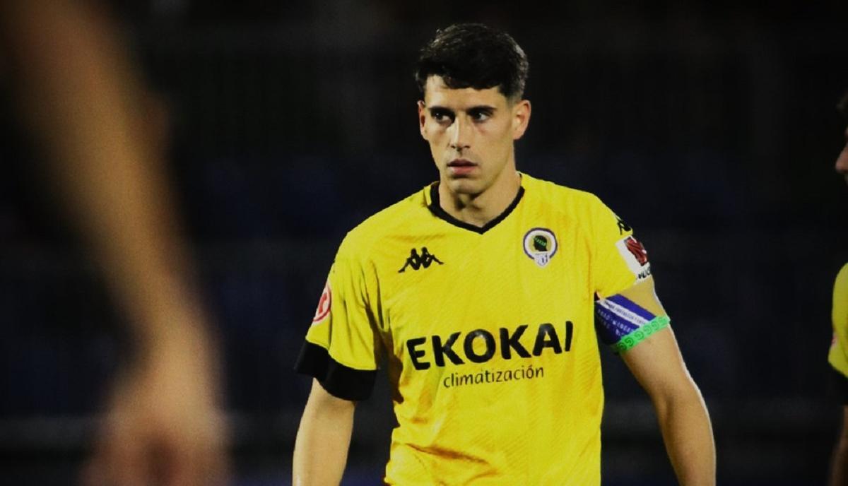 Roger Colomina, que no podrá jugar con el Hércules contra el Juventud Torremolinos.