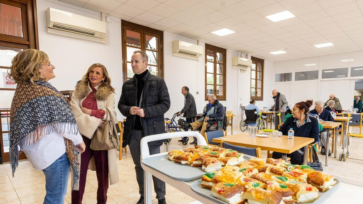 Roscón solidario de El Periódico de Aragón en Casa Amparo