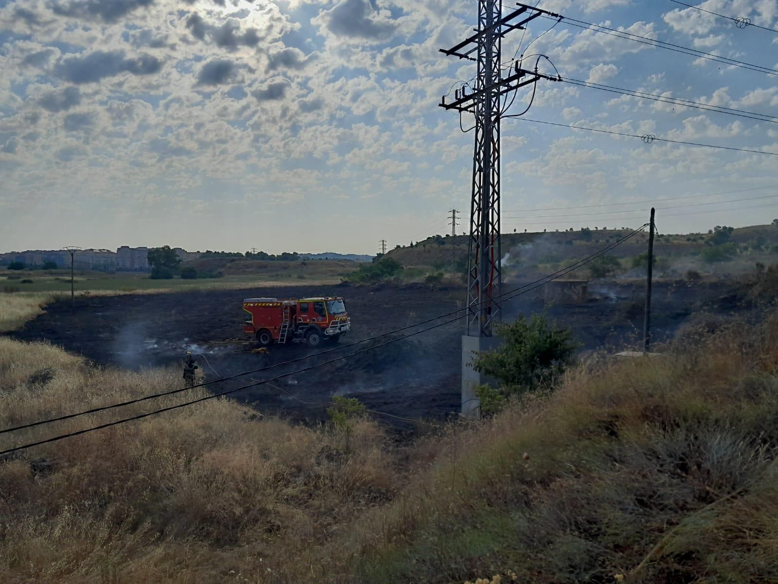 Así ha sido el incendio propagado en El Junquillo esta madrugada