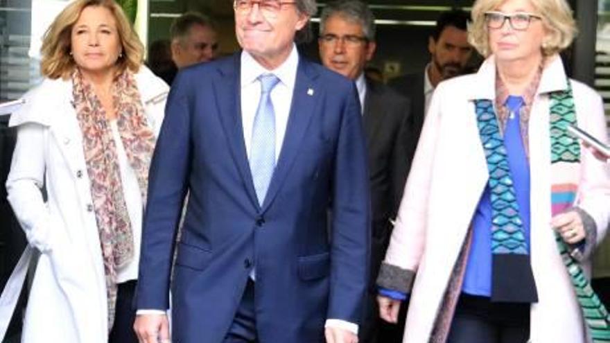 Joana Ortega, Artur Mas i Irene Rigau, el mes d&#039;octubre passat