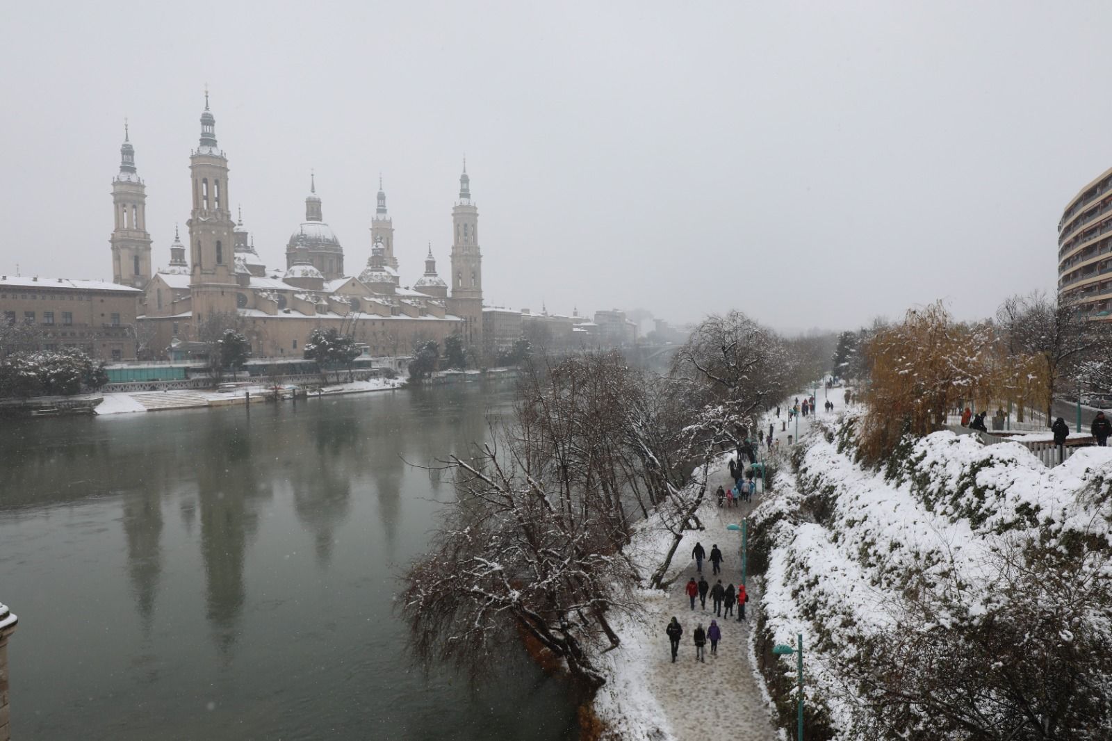 Se cumplen dos años de la gran nevada de Filomena en Zaragoza