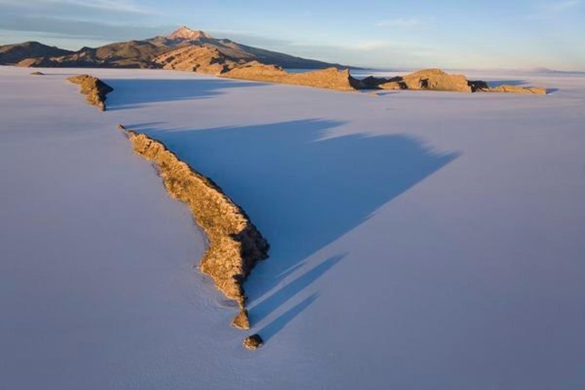 Vistas aéreas de las pequeñas islas llamadas La Sierra