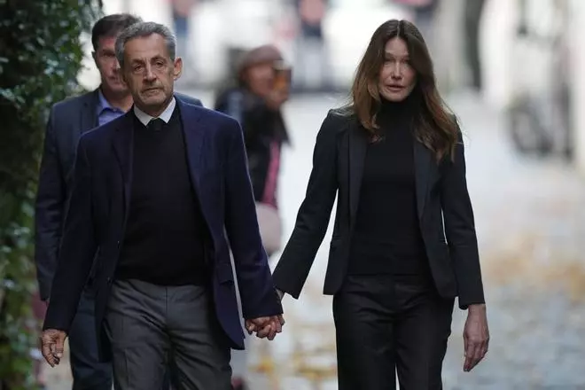 La entrada de Nicolas Sarkozy a prisión, en imágenes
